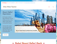 Tablet Screenshot of dubaidesertsafariuae.com